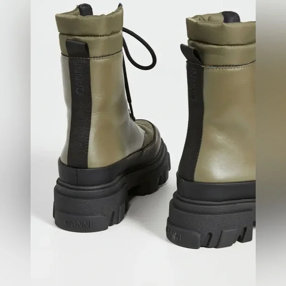 Genni Olive green color boot Size 41